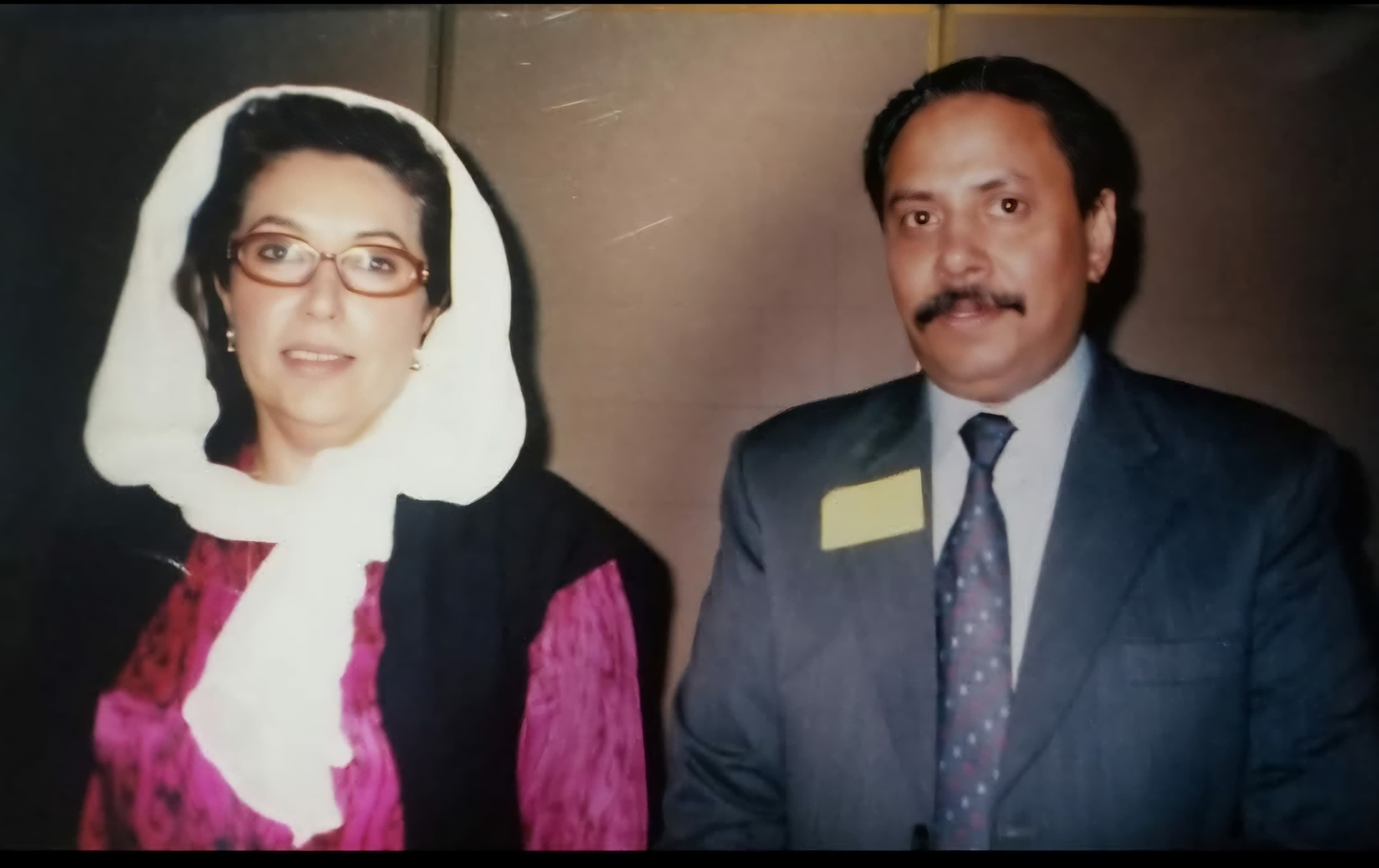 With Shaheed Mohtarma Benazir Bhutto