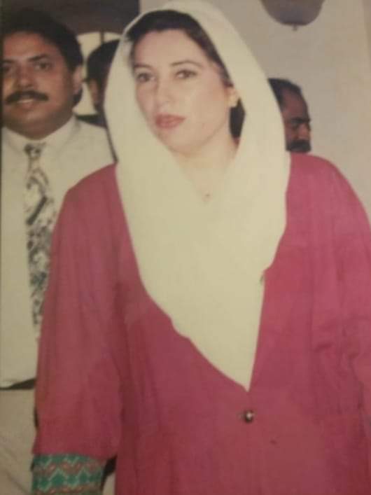 With Shaheed Mohtarma Benazir Bhutto