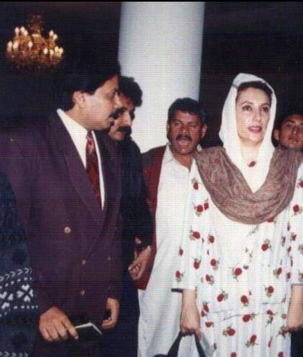 With Shaheed Mohtarma Benazir Bhutto