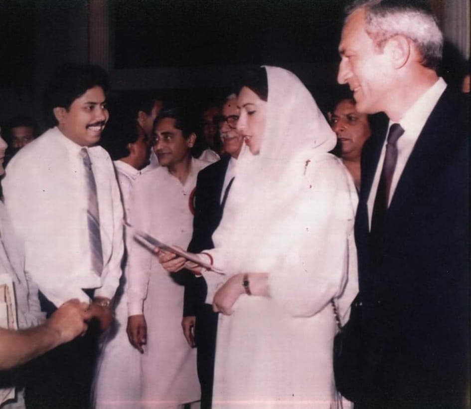 With Shaheed Mohtarma Benazir Bhutto